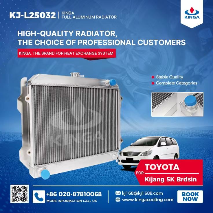 KINGA PILNĪBA Alumīnija RADIĀTORS TOYOTA KIJANG 5K BRDSIN